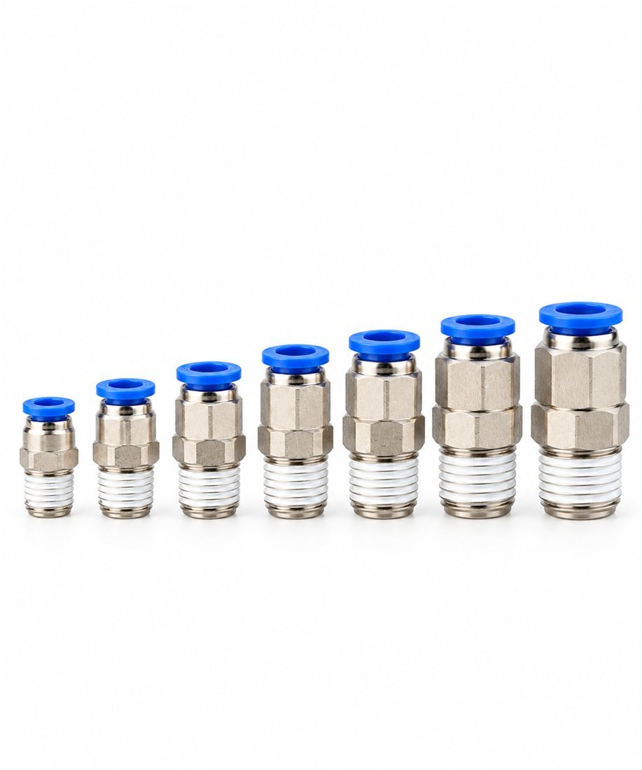 SPC push-in straight connector